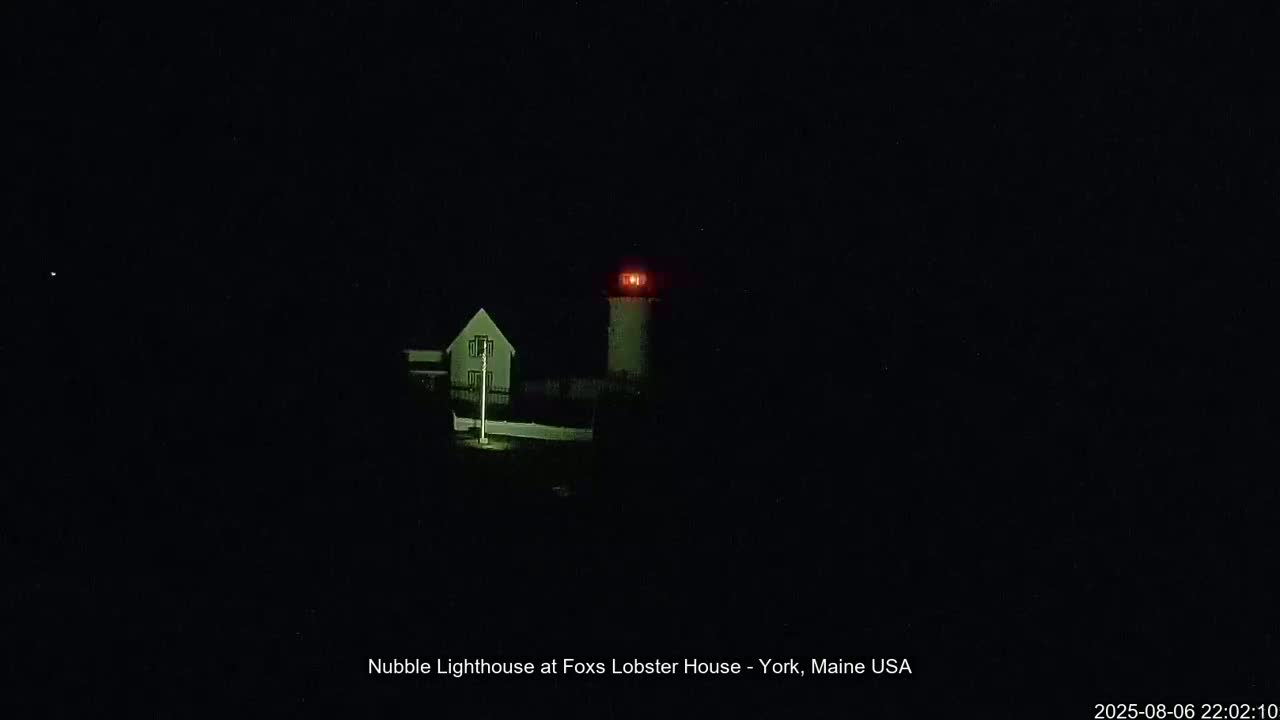 Nubble Lighthouse View Live Cam - York, Maine USA