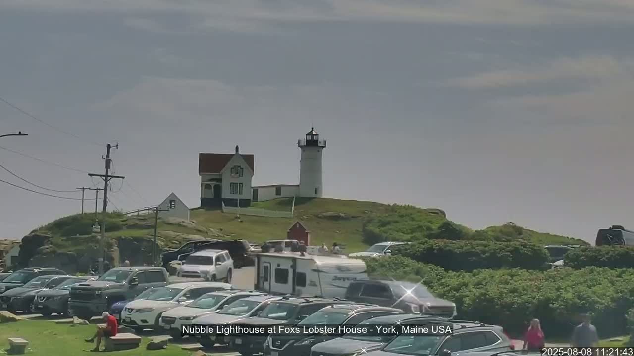 Nubble Lighthouse View Live Cam - York, Maine USA