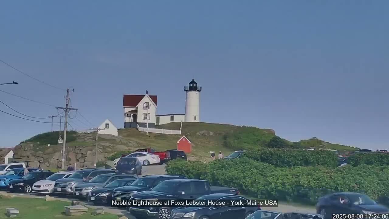 Nubble Lighthouse View Live Cam - York, Maine USA