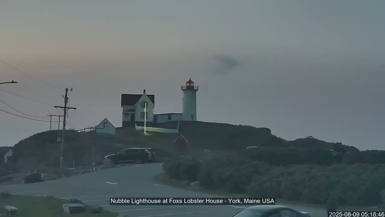 Nubble Lighthouse View Live Cam - York, Maine USA