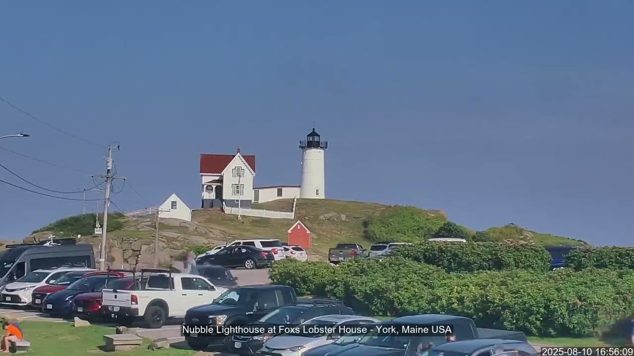 Nubble Lighthouse View Live Cam - York, Maine USA