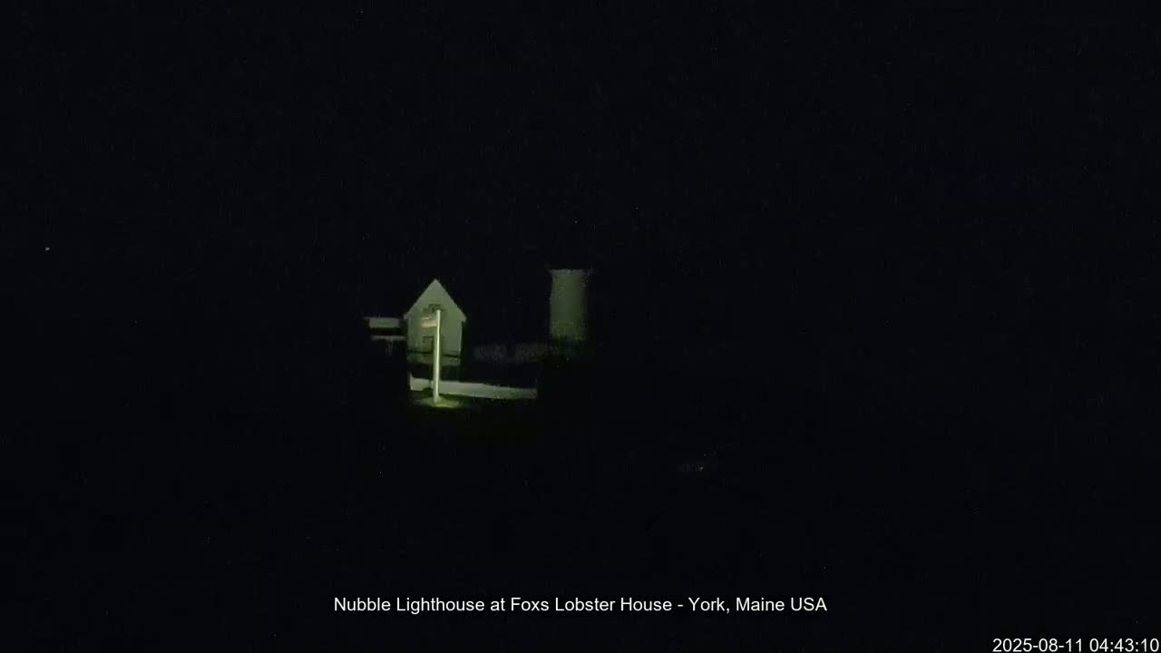 Nubble Lighthouse View Live Cam - York, Maine USA