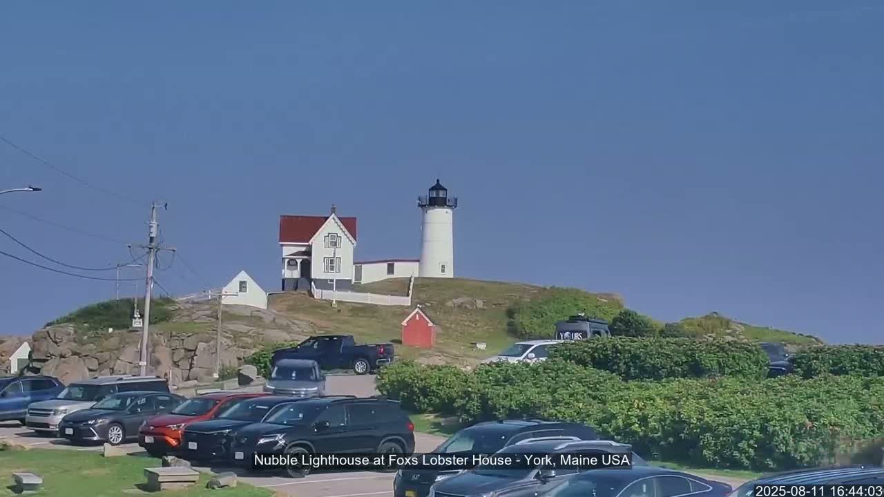 Nubble Lighthouse View Live Cam - York, Maine USA