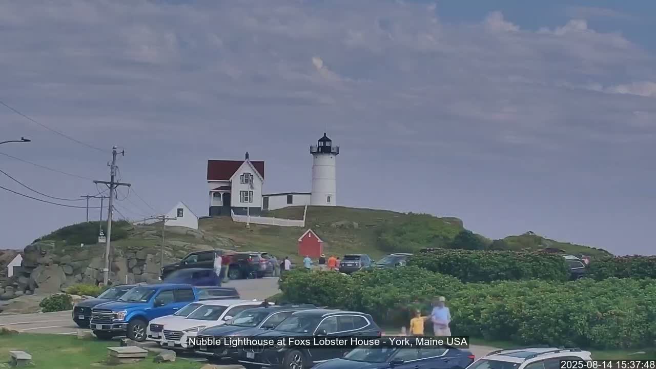 Nubble Lighthouse View Live Cam - York, Maine USA