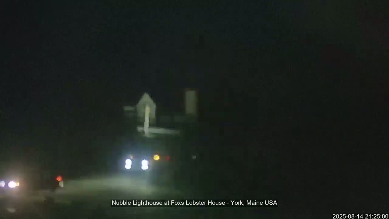 Nubble Lighthouse View Live Cam - York, Maine USA