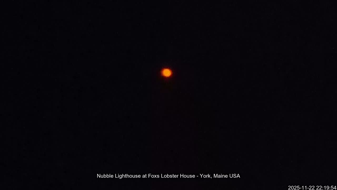 Nubble Lighthouse View Live Cam - York, Maine USA