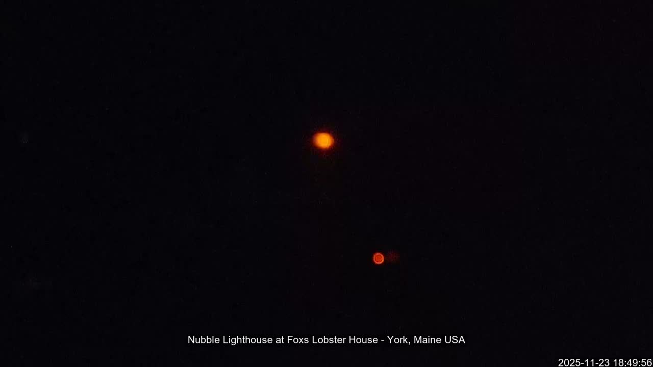 Nubble Lighthouse View Live Cam - York, Maine USA