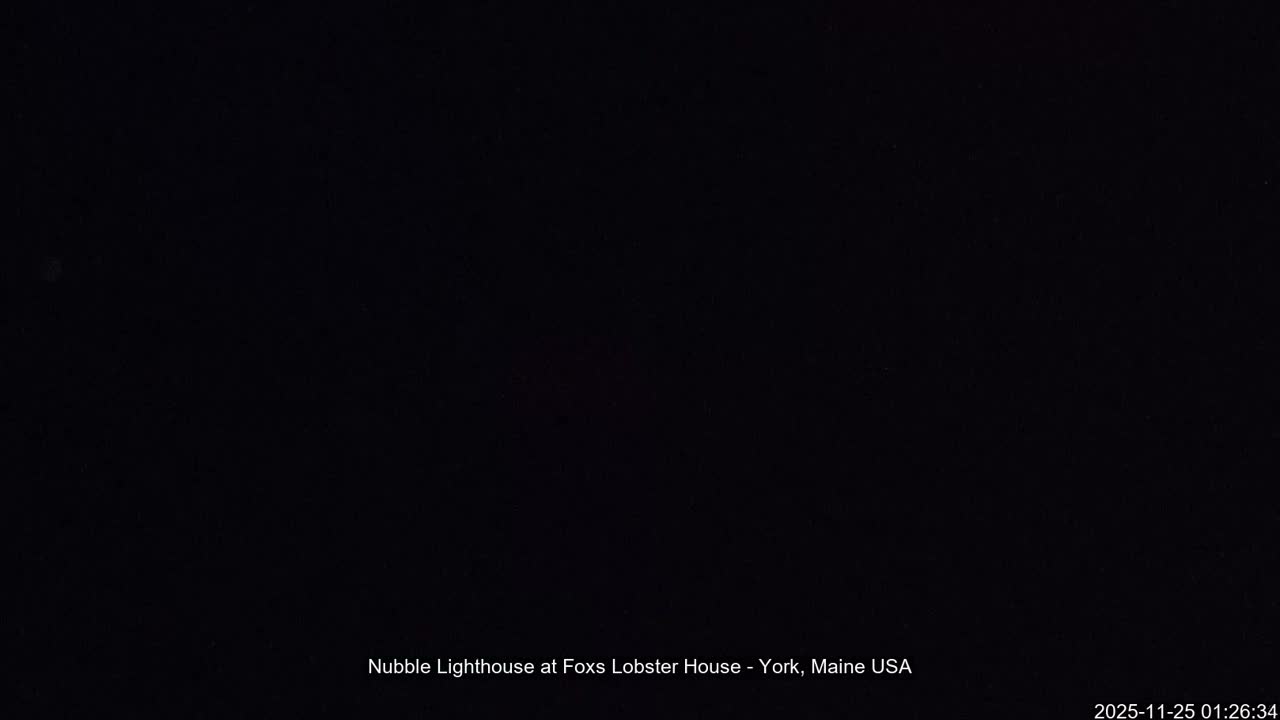 Nubble Lighthouse View Live Cam - York, Maine USA