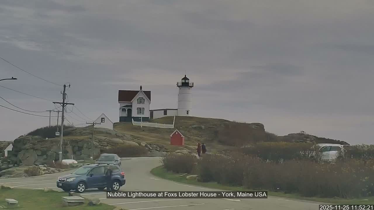 Nubble Lighthouse View Live Cam - York, Maine USA