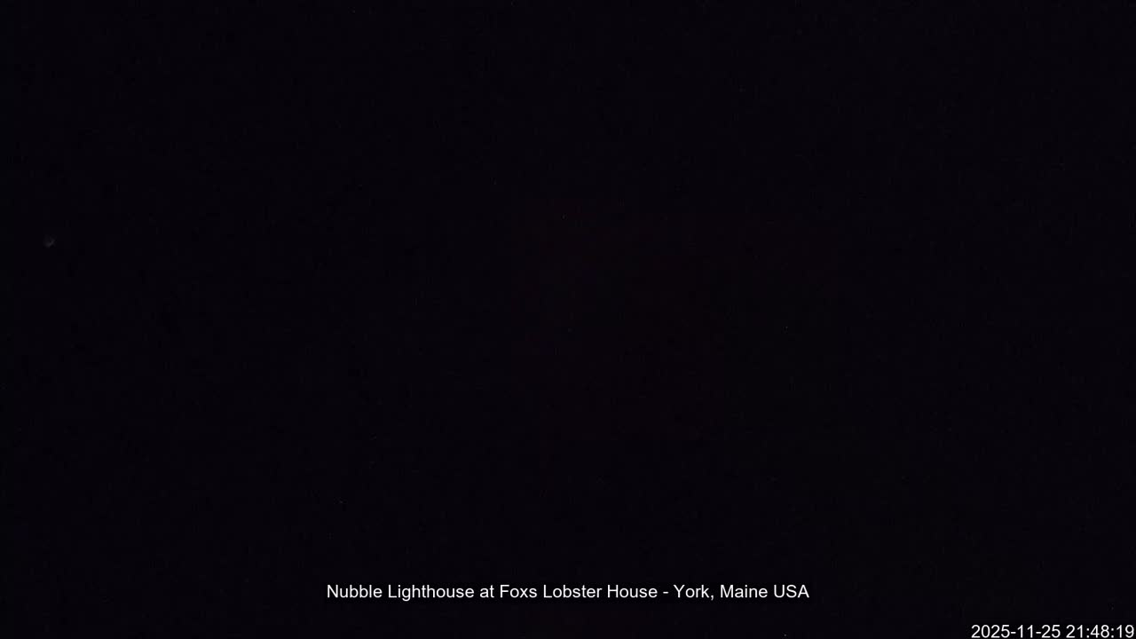 Nubble Lighthouse View Live Cam - York, Maine USA