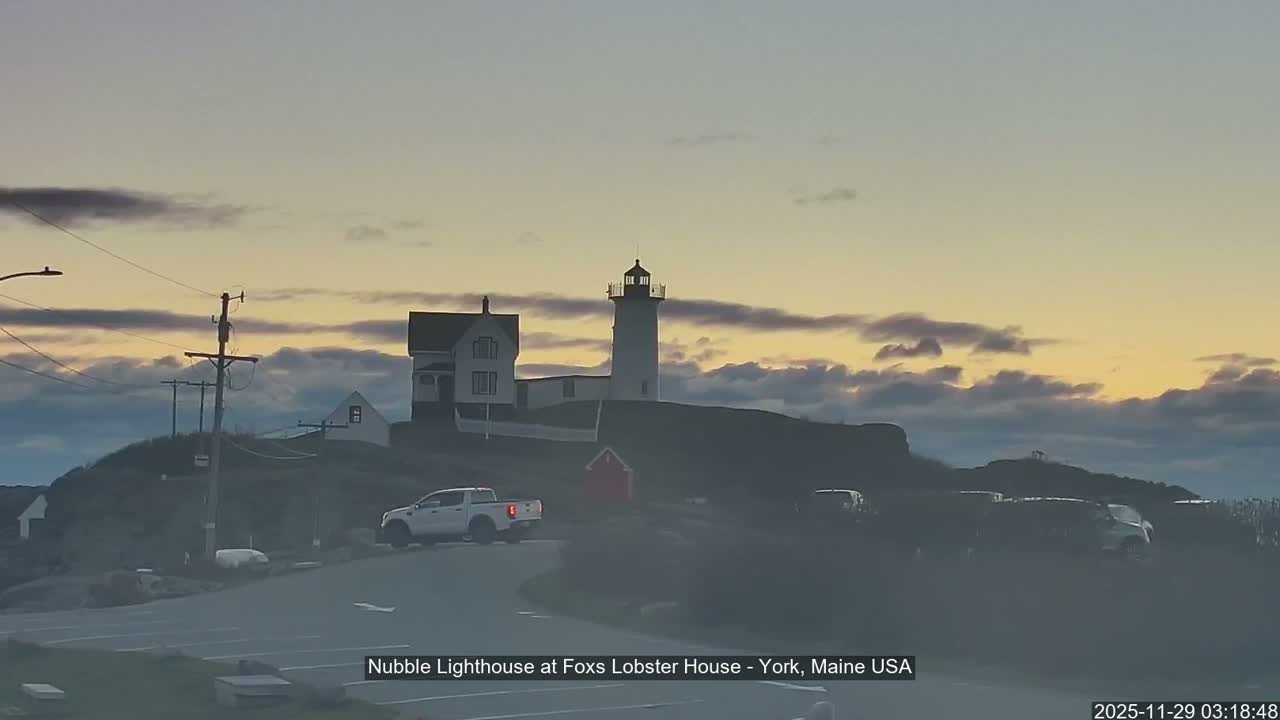 Nubble Lighthouse View Live Cam - York, Maine USA