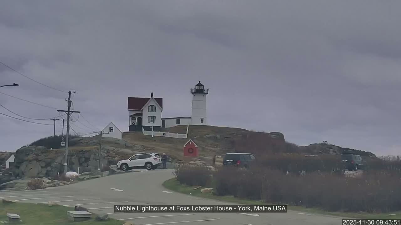 Nubble Lighthouse View Live Cam - York, Maine USA