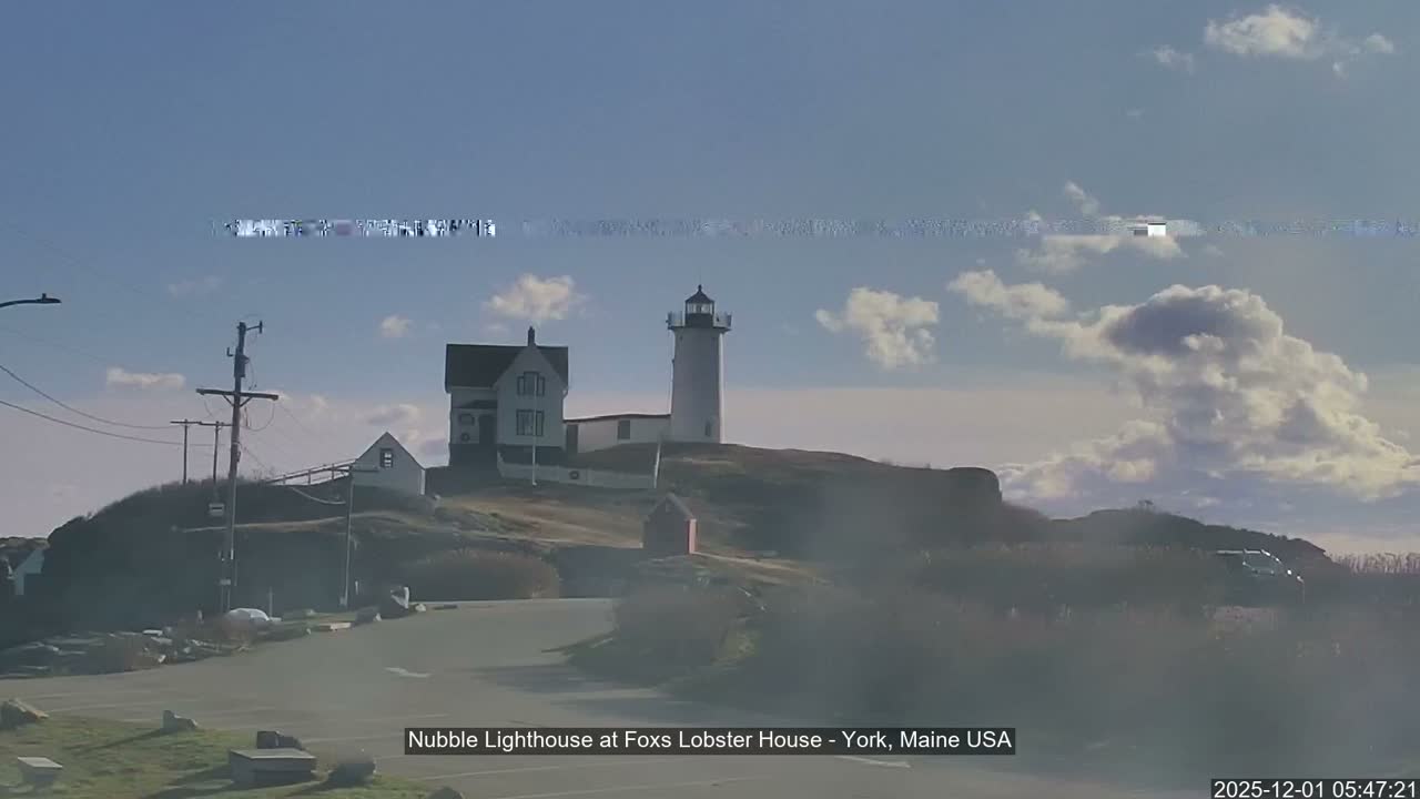 Nubble Lighthouse View Live Cam - York, Maine USA