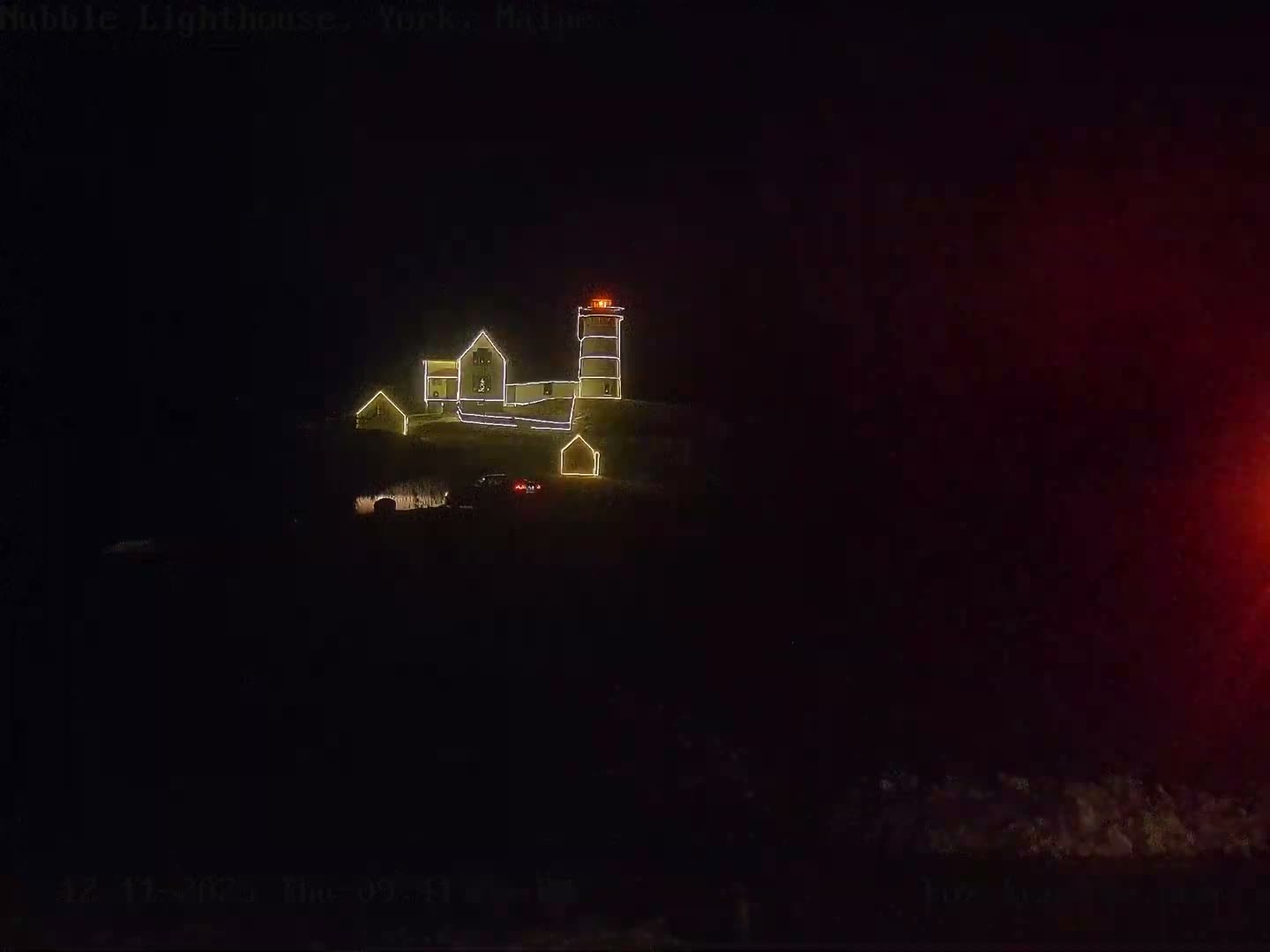 Nubble Lighthouse View Live Cam - York, Maine USA