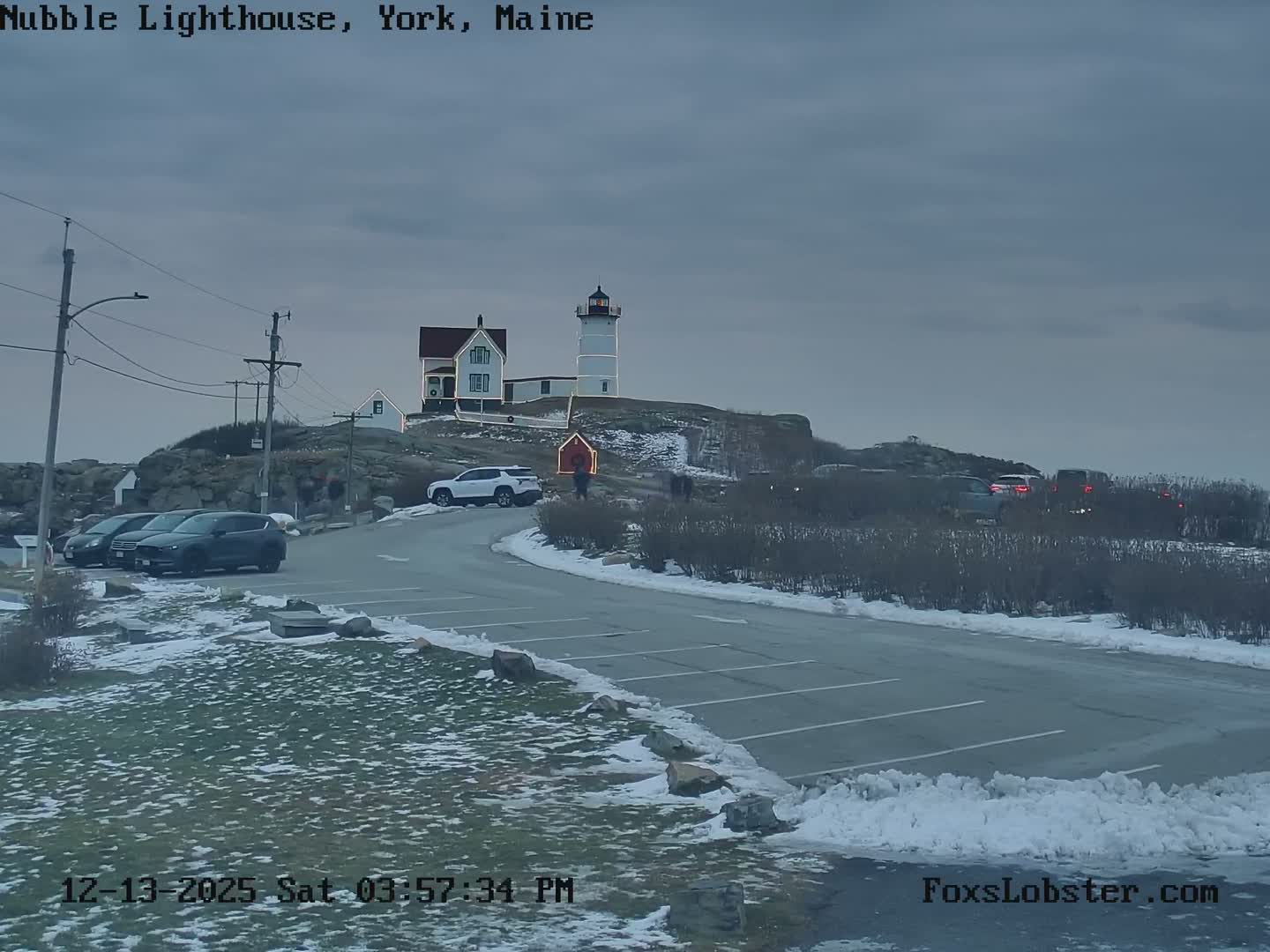 Nubble Lighthouse View Live Cam - York, Maine USA