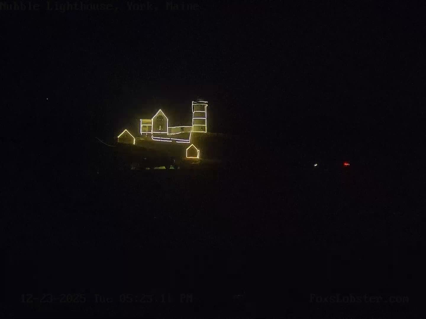 Nubble Lighthouse View Live Cam - York, Maine USA