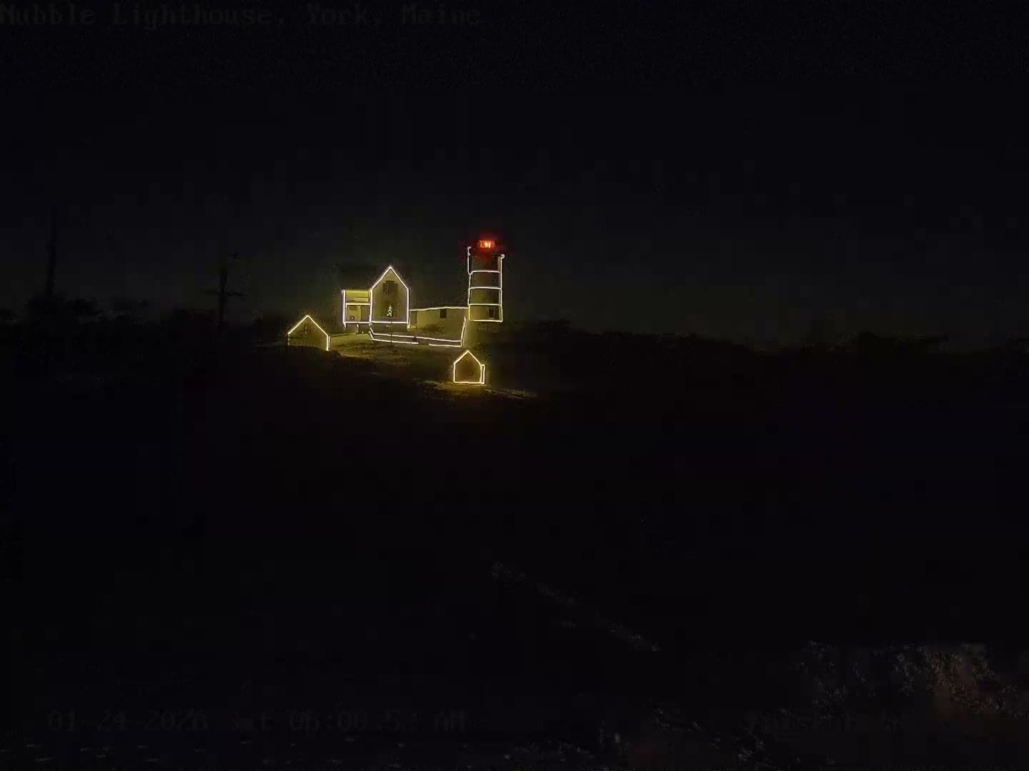 Nubble Lighthouse View Live Cam - York, Maine USA