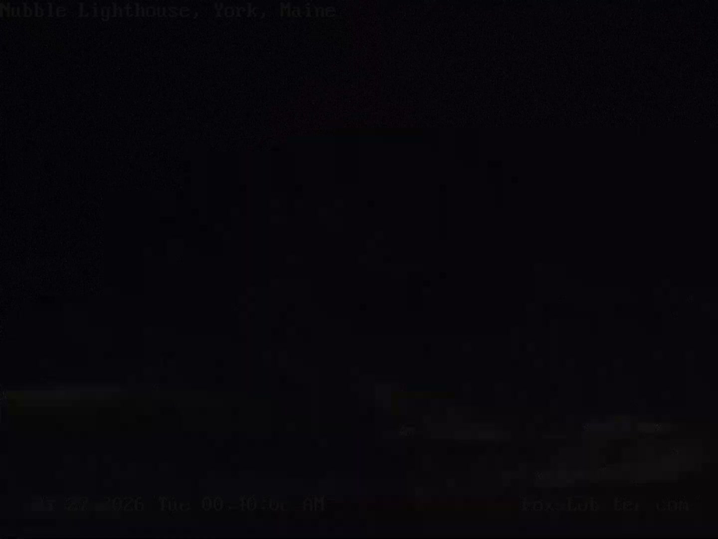 Nubble Lighthouse View Live Cam - York, Maine USA