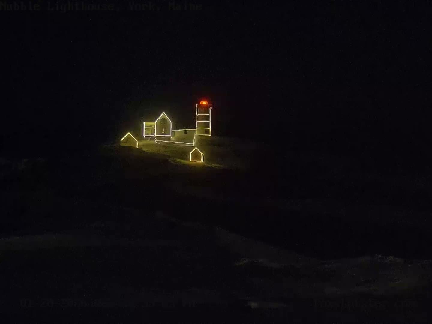 Nubble Lighthouse View Live Cam - York, Maine USA