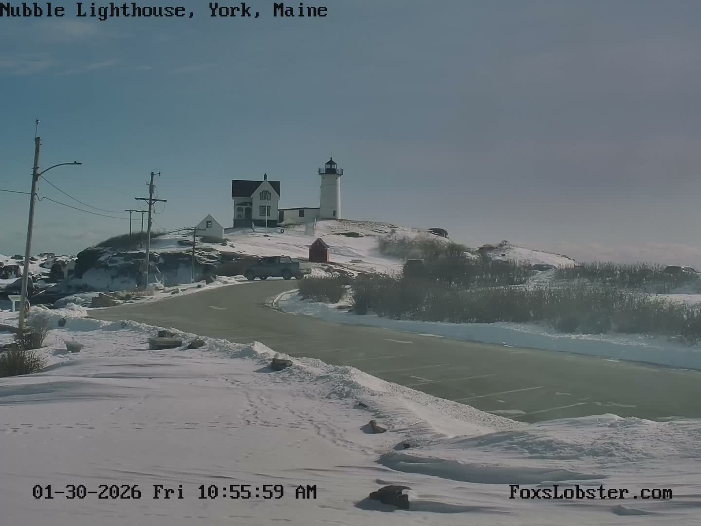 Nubble Lighthouse View Live Cam - York, Maine USA