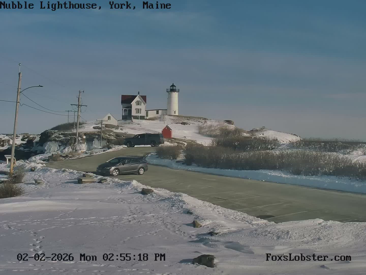 Nubble Lighthouse View Live Cam - York, Maine USA
