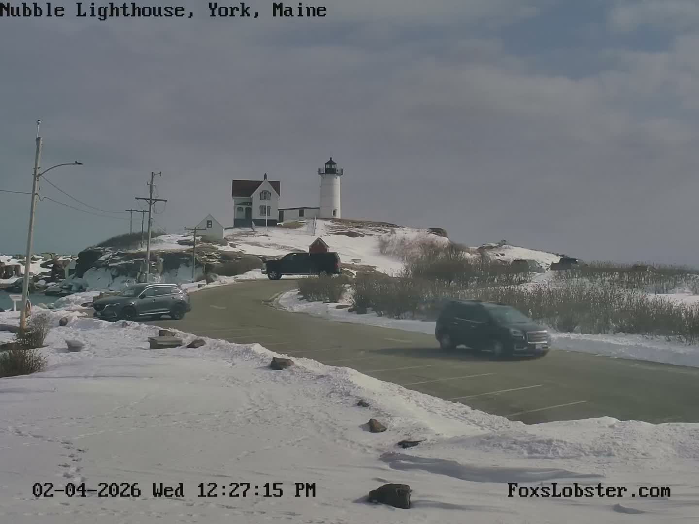 Nubble Lighthouse View Live Cam - York, Maine USA