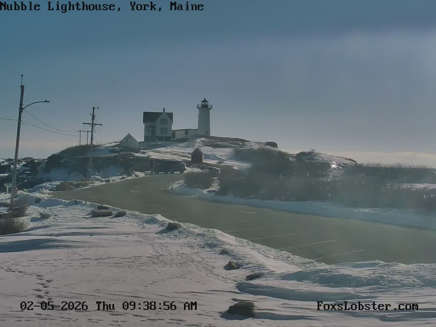 Nubble Lighthouse View Live Cam - York, Maine USA