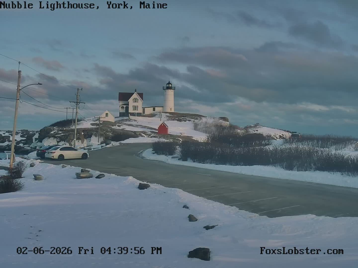 Nubble Lighthouse View Live Cam - York, Maine USA