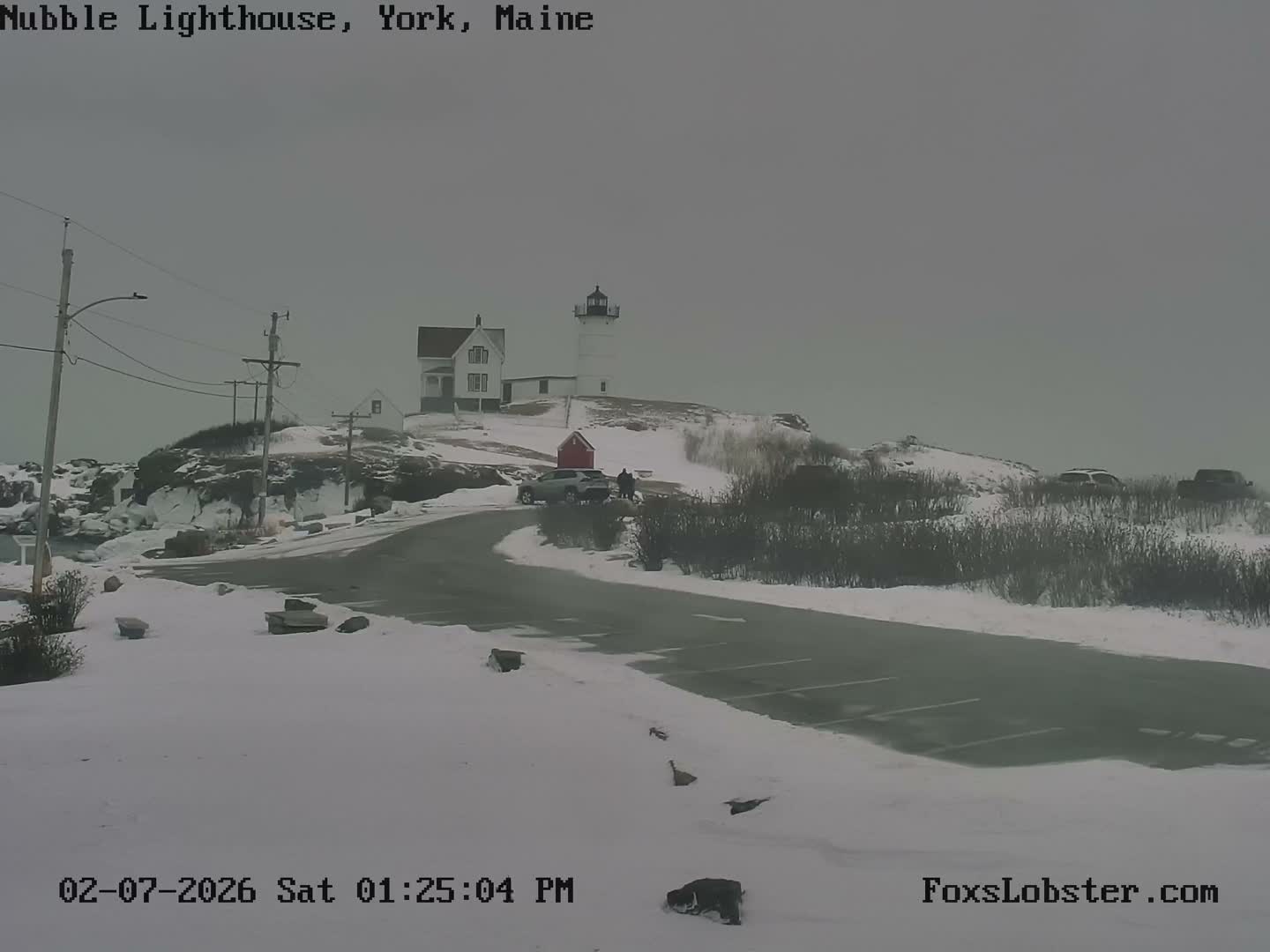 Nubble Lighthouse View Live Cam - York, Maine USA