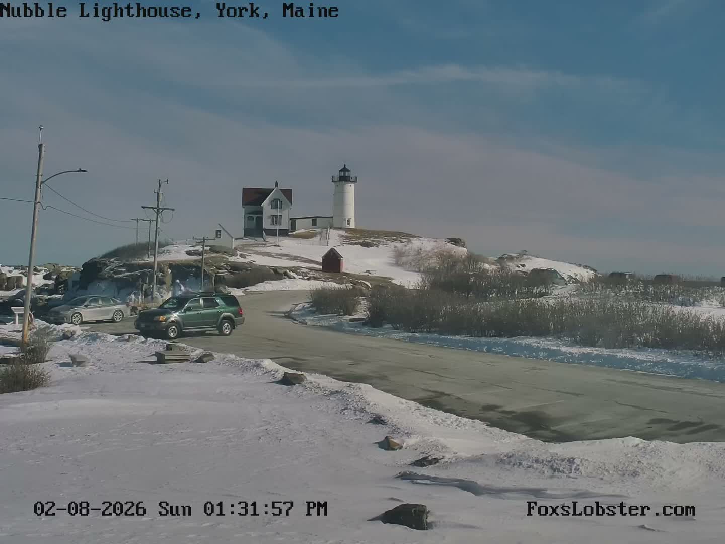 Nubble Lighthouse View Live Cam - York, Maine USA