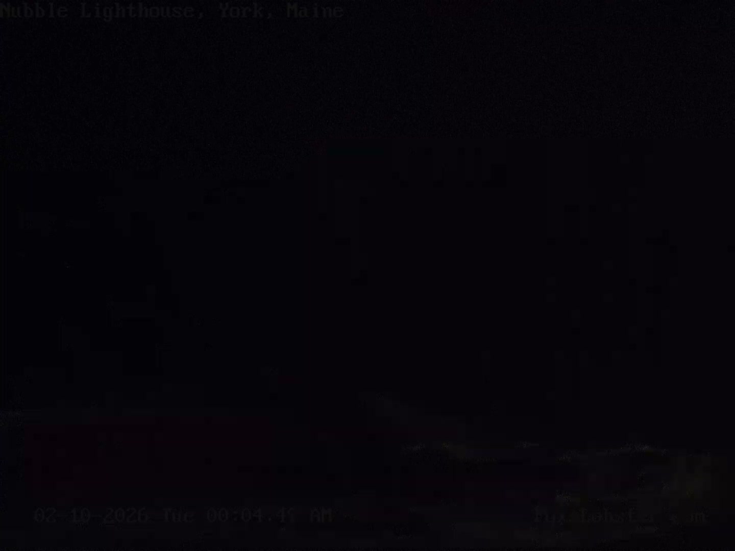 Nubble Lighthouse View Live Cam - York, Maine USA