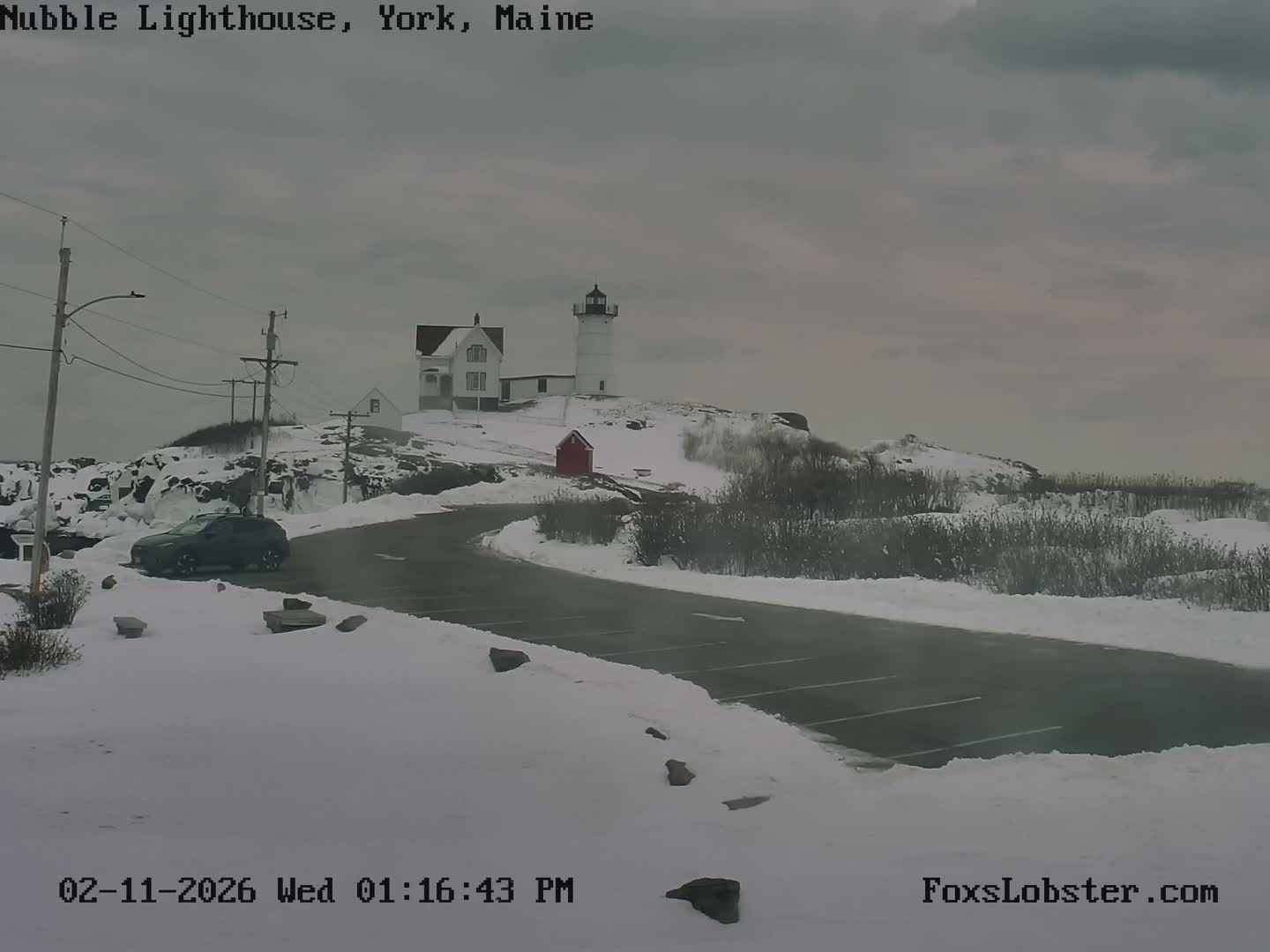 Nubble Lighthouse View Live Cam - York, Maine USA