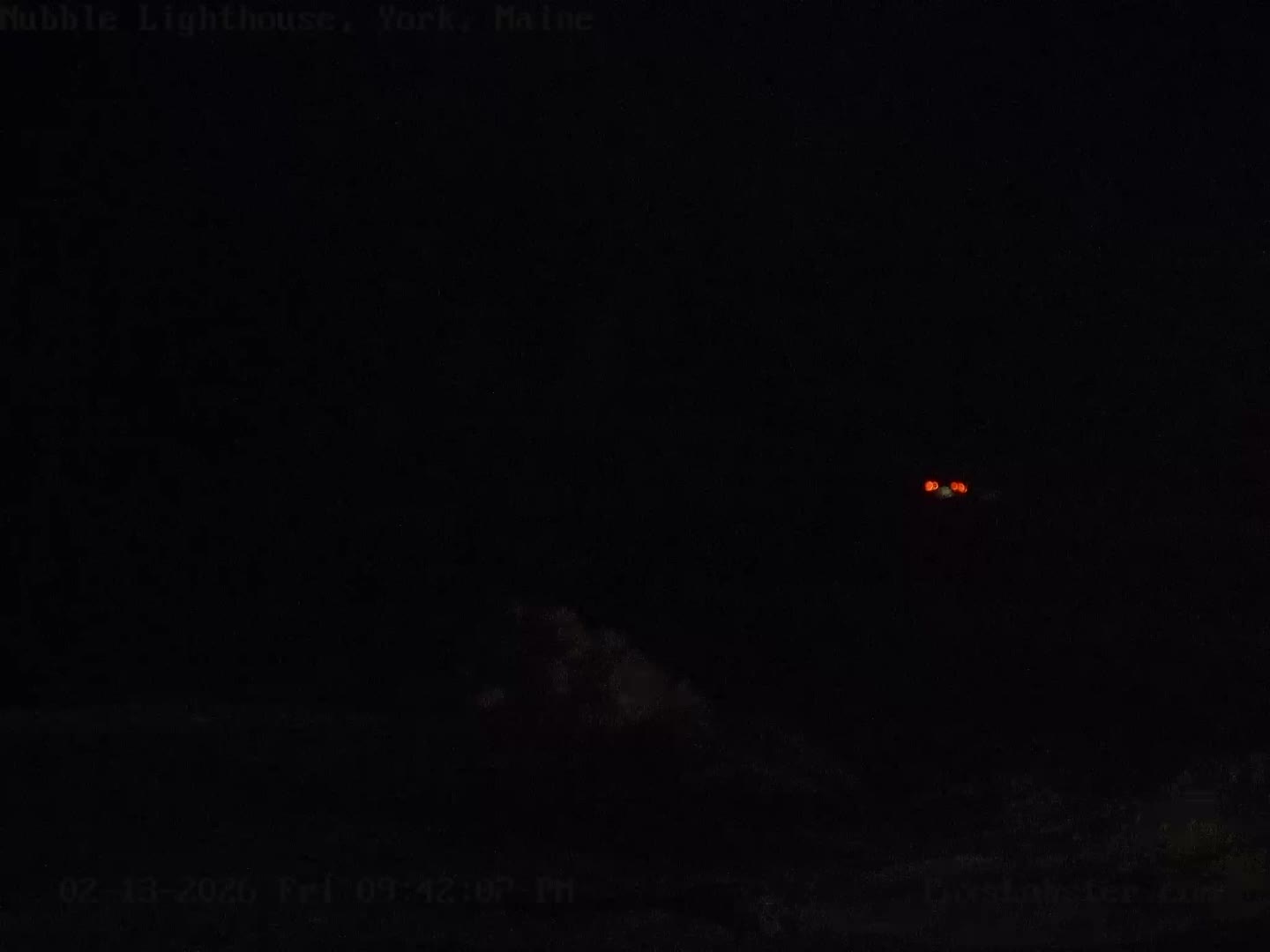 Nubble Lighthouse View Live Cam - York, Maine USA