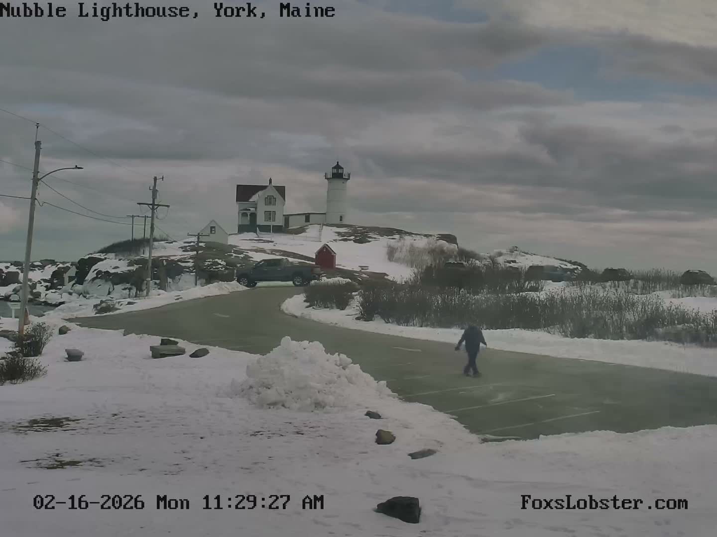 Nubble Lighthouse View Live Cam - York, Maine USA