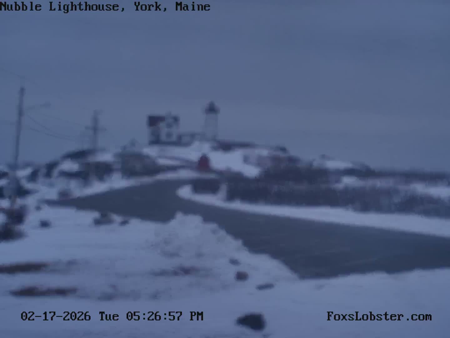 Nubble Lighthouse View Live Cam - York, Maine USA