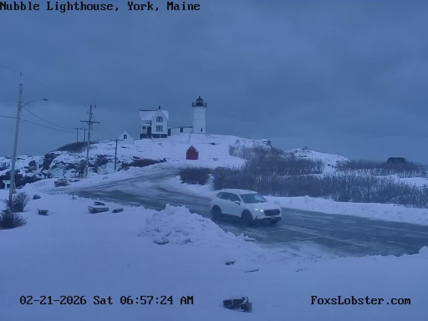 Nubble Lighthouse View Live Cam - York, Maine USA