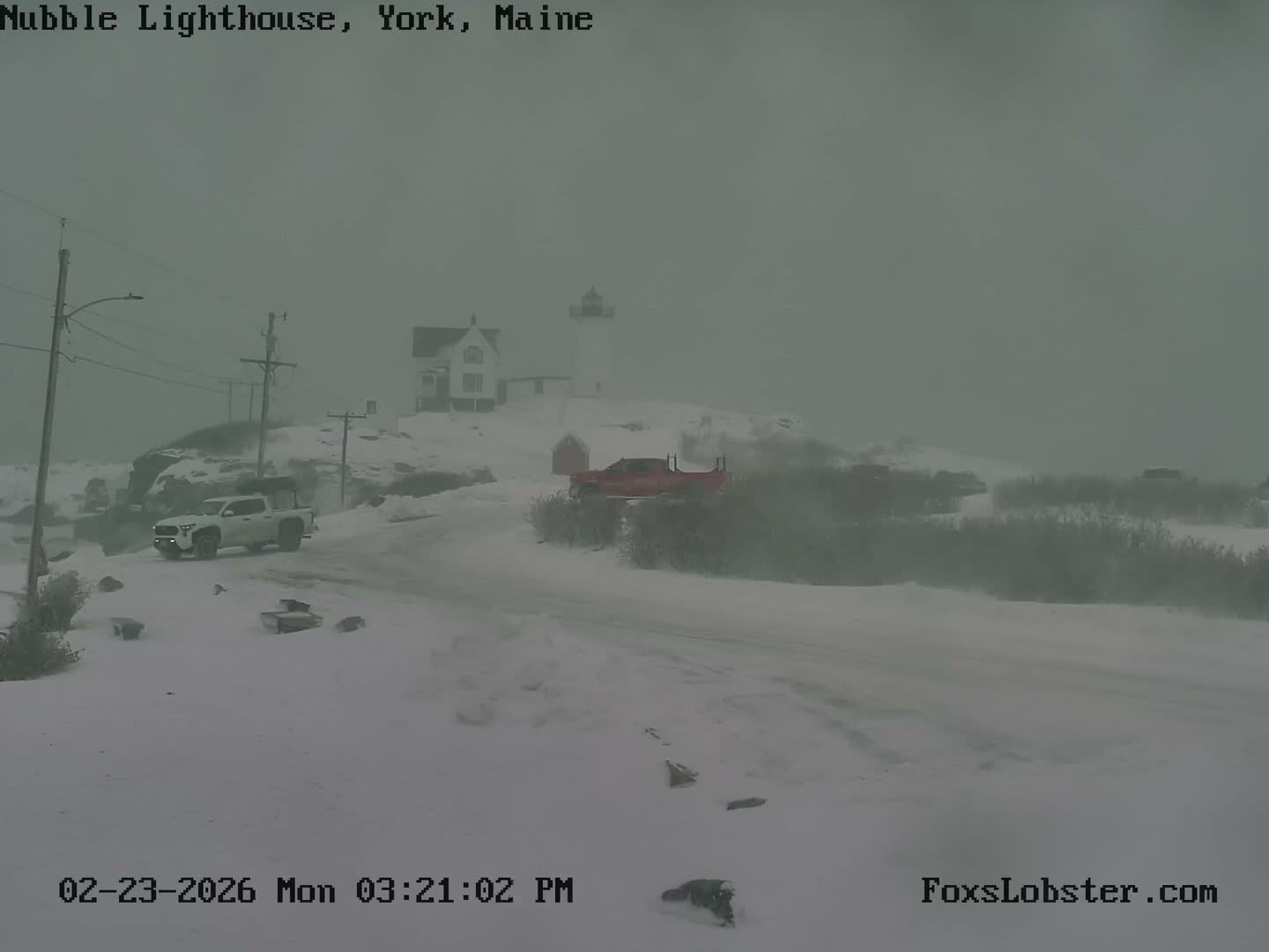 Nubble Lighthouse View Live Cam - York, Maine USA