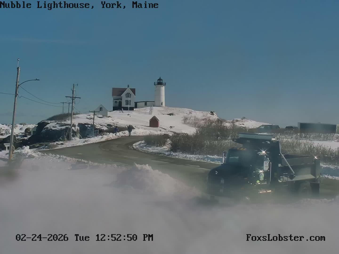 Nubble Lighthouse View Live Cam - York, Maine USA