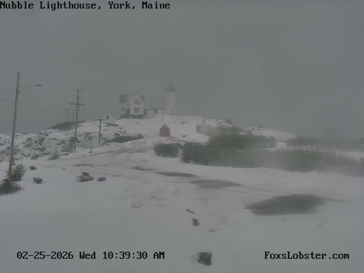 Nubble Lighthouse View Live Cam - York, Maine USA