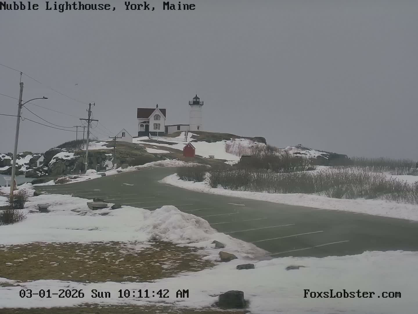 Nubble Lighthouse View Live Cam - York, Maine USA