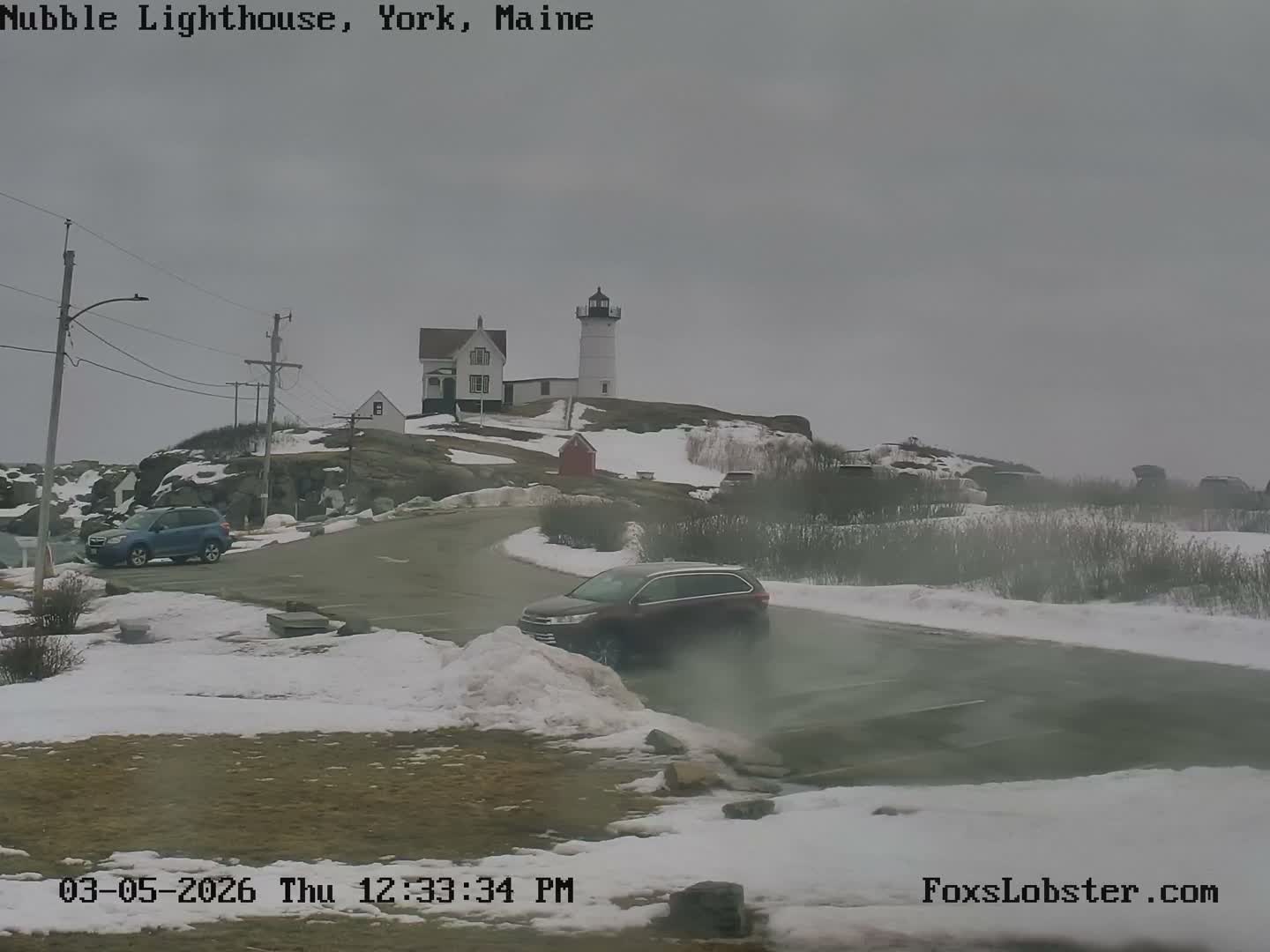 Nubble Lighthouse View Live Cam - York, Maine USA