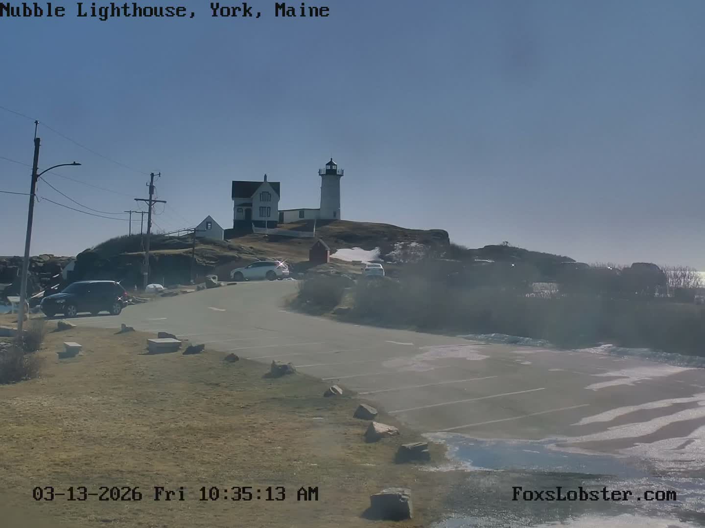 Nubble Lighthouse View Live Cam - York, Maine USA