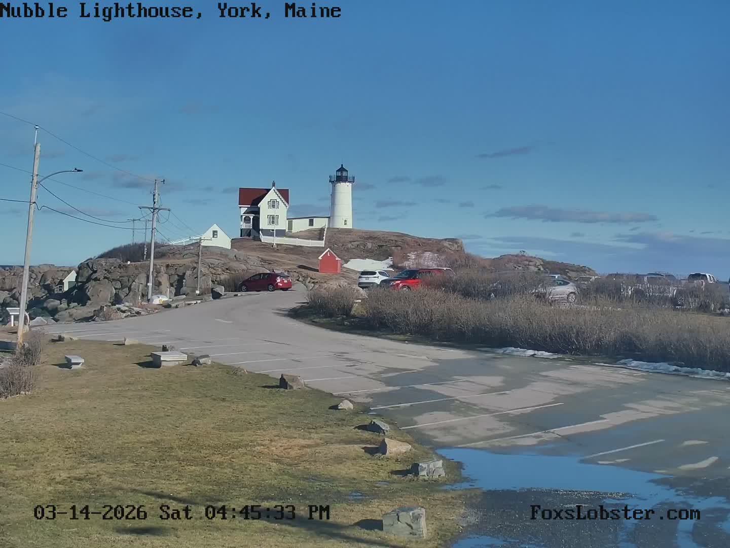 Nubble Lighthouse View Live Cam - York, Maine USA