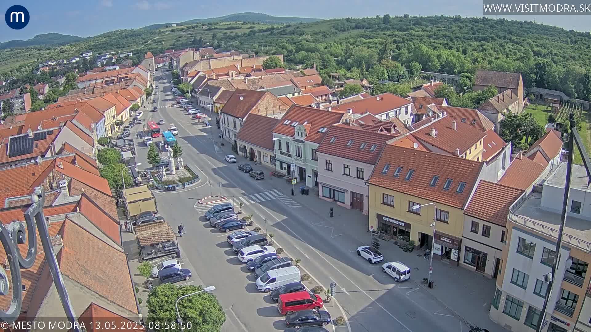 Modra North View Skyline Live Cam - Modra, Okres Pezinok, Bratislava, Slovakia