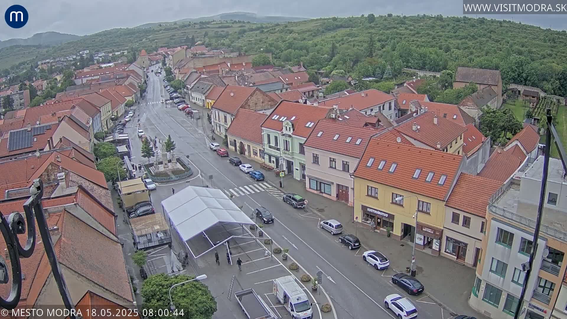 Modra North View Skyline Live Cam - Modra, Okres Pezinok, Bratislava, Slovakia