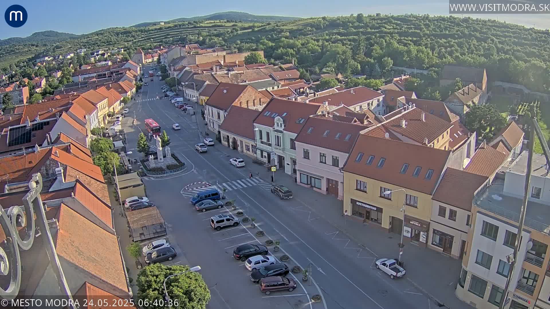 Modra North View Skyline Live Cam - Modra, Okres Pezinok, Bratislava, Slovakia