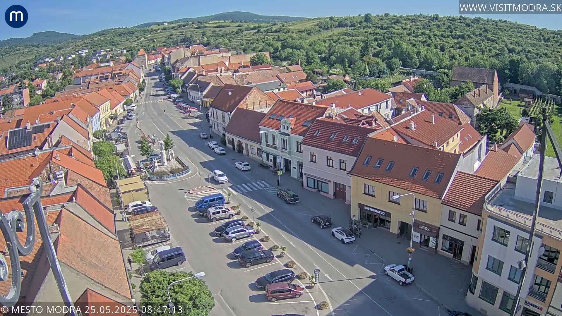 Modra North View Skyline Live Cam - Modra, Okres Pezinok, Bratislava, Slovakia