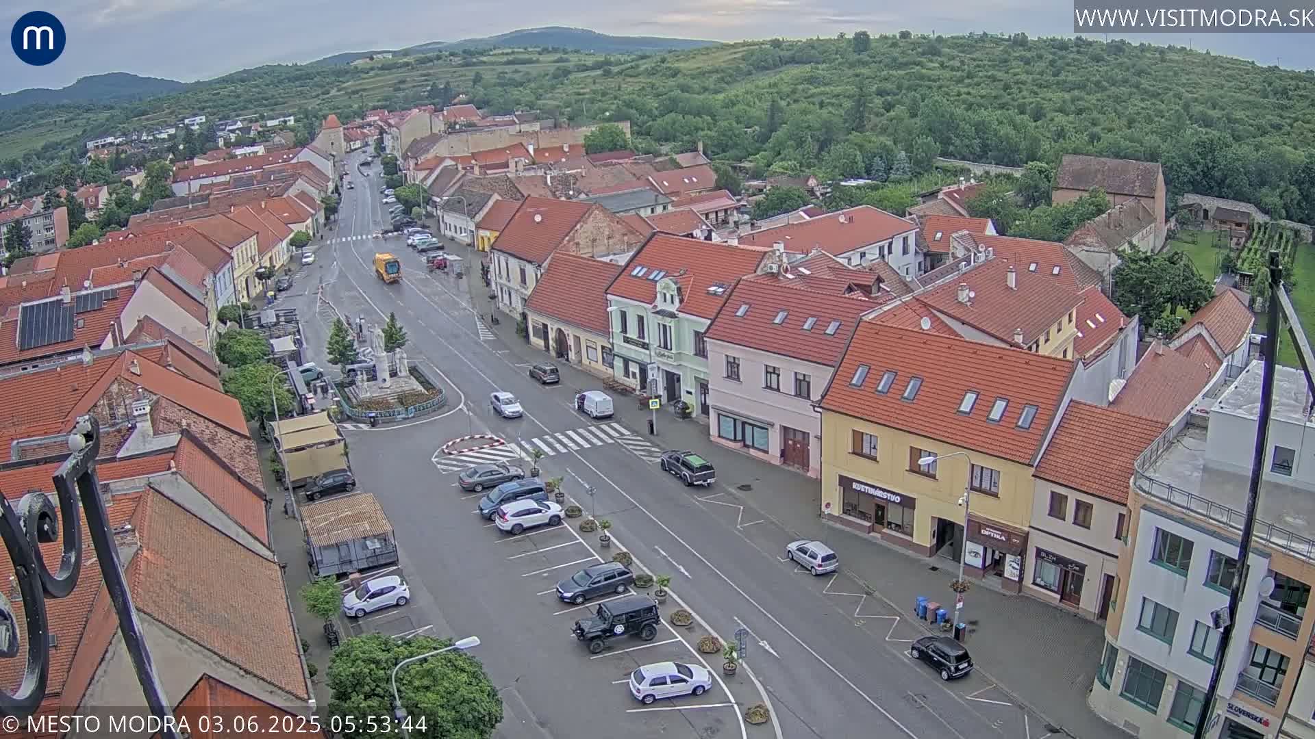 Modra North View Skyline Live Cam - Modra, Okres Pezinok, Bratislava, Slovakia