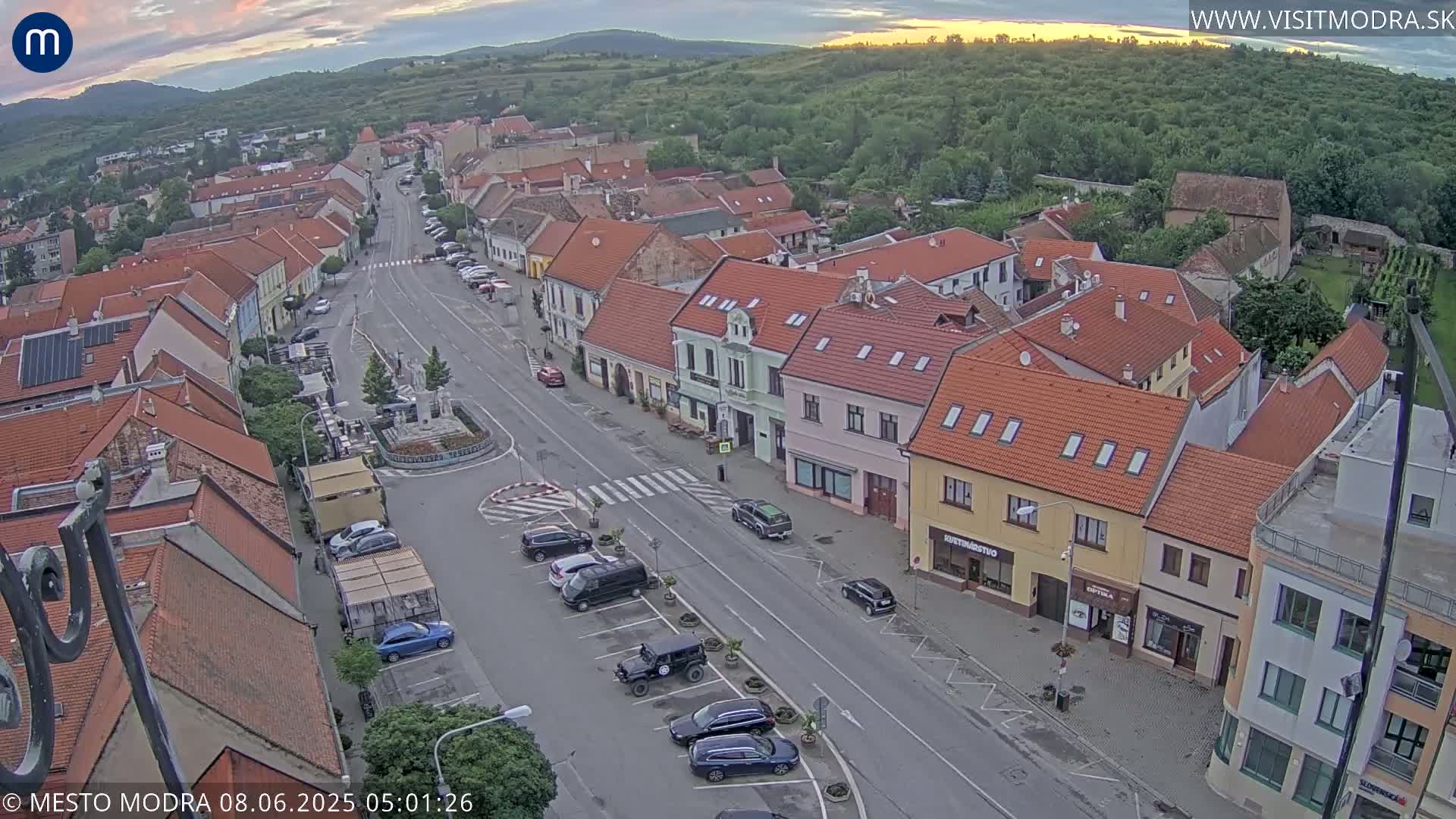 Modra North View Skyline Live Cam - Modra, Okres Pezinok, Bratislava, Slovakia