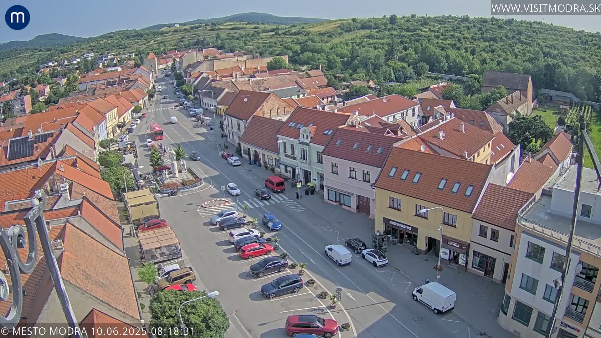 Modra North View Skyline Live Cam - Modra, Okres Pezinok, Bratislava, Slovakia